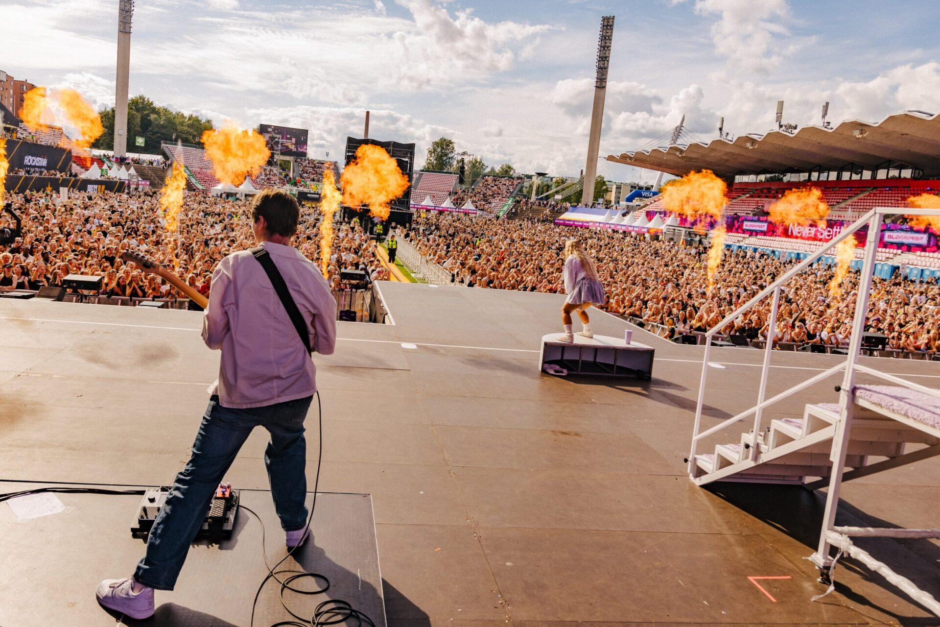 Blockfestin keikka päälavalta kuvattuna